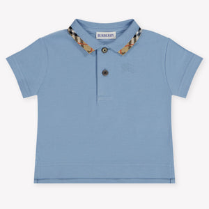 Burberry JOHANE Bébé Garçons Polo En Bleu Clair