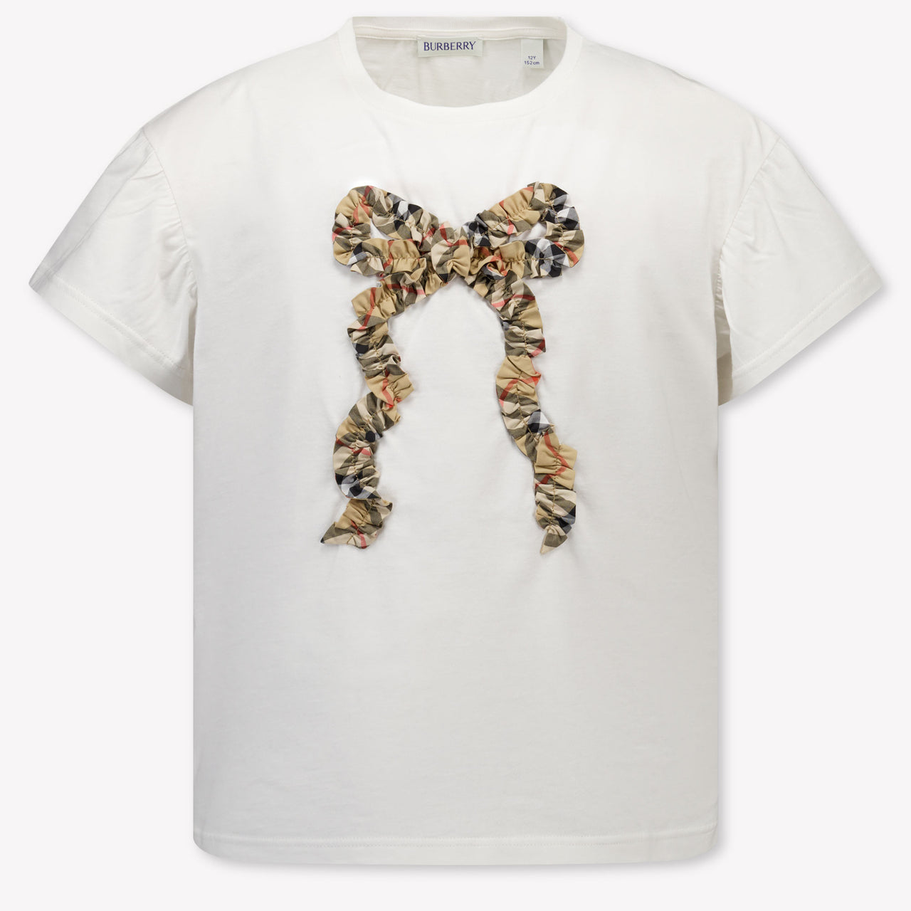 Burberry Roxy Bow Kinder Chicas Camiseta adentro Blanco Roto