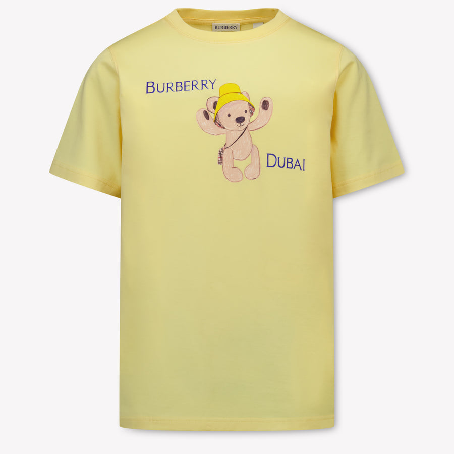 Burberry CÈDRE Enfants Unisexe T-shirt dans Jaune