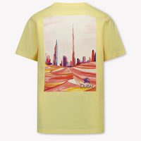 Burberry CEDAR Kids Unisex T-Shirt In Yellow