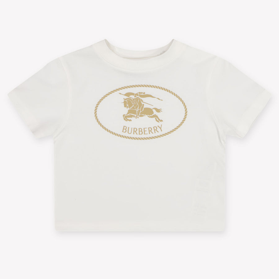 Burberry CEDRO bebe Unisex Camiseta adentro Blanco Roto