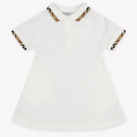Burberry bebe Chicas Vístete Blanco