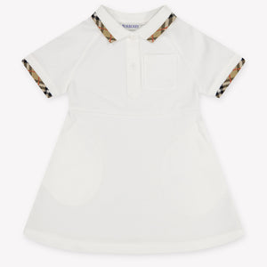 Burberry bebe Chicas Vístete Blanco