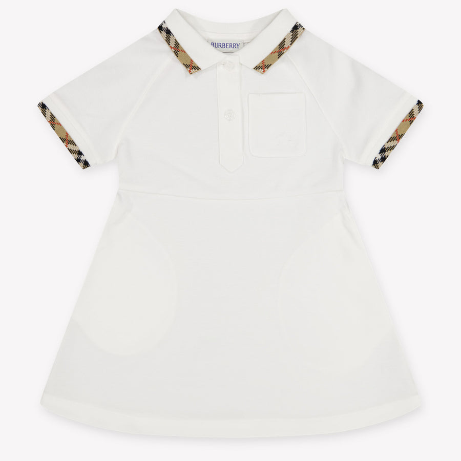 Burberry bebe Chicas Vístete Blanco