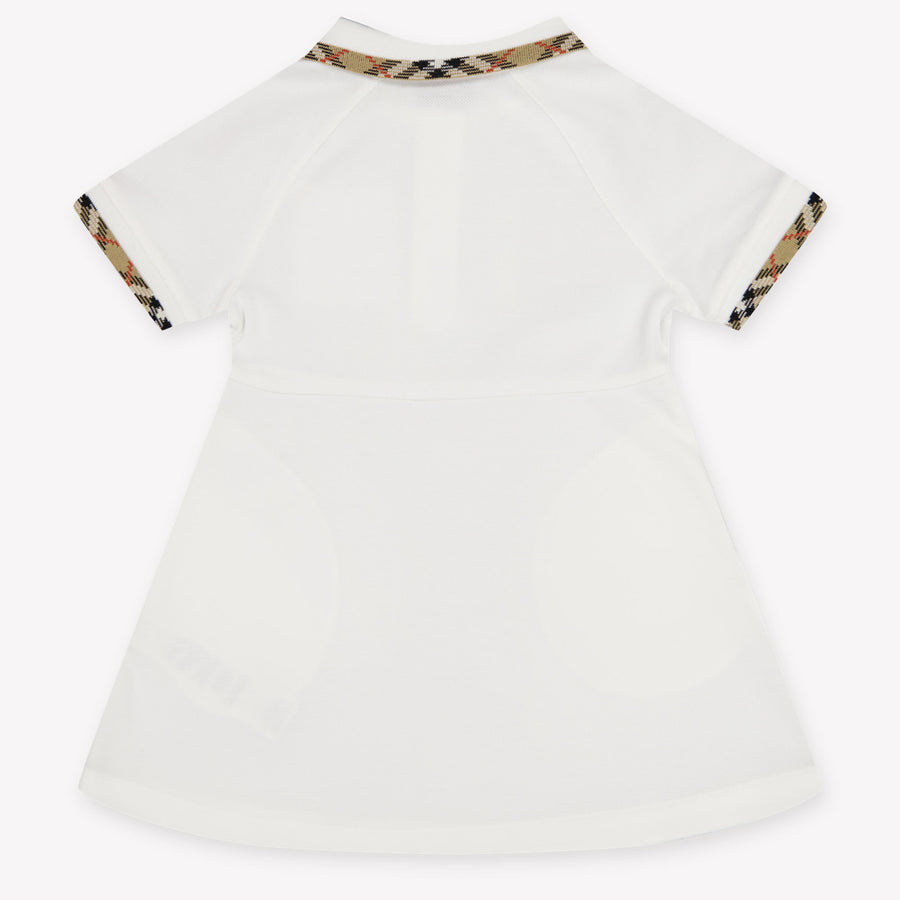 Burberry bebe Chicas Vístete Blanco