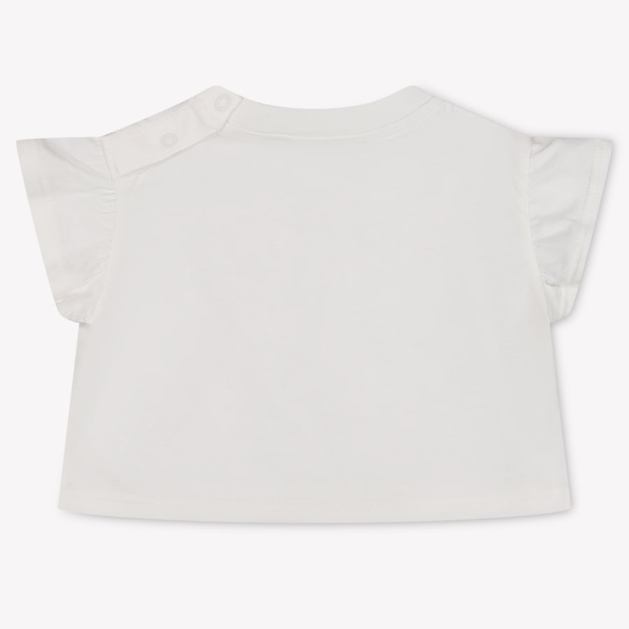 Burberry Roxy Arco Bebé Chicas Camiseta adentro Blanco Roto