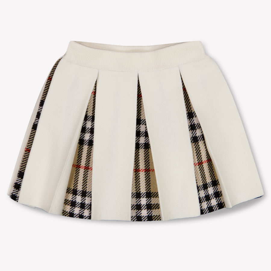 Burberry Theo Baby Ragazze In mezzo alla giacca Off White