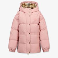 Burberry Penelope Kinder Meisjes Winterjas In Licht Roze