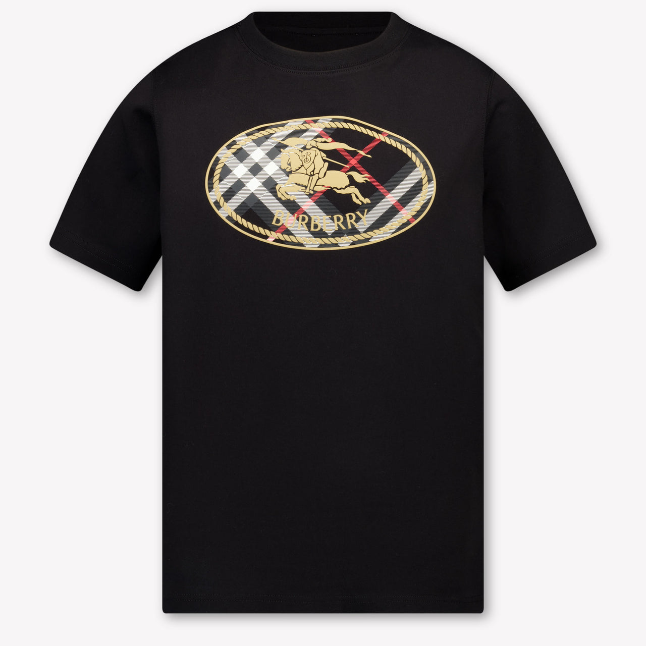 Burberry Cèdre Kinder Garçons T-shirt dans Noir