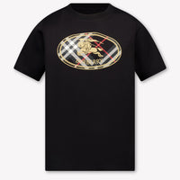 Burberry Cèdre Kinder Garçons T-shirt dans Noir