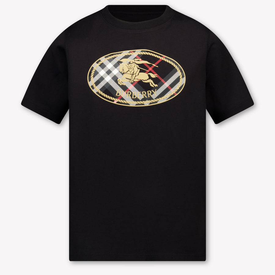 Burberry Cèdre Kinder Garçons T-shirt dans Noir