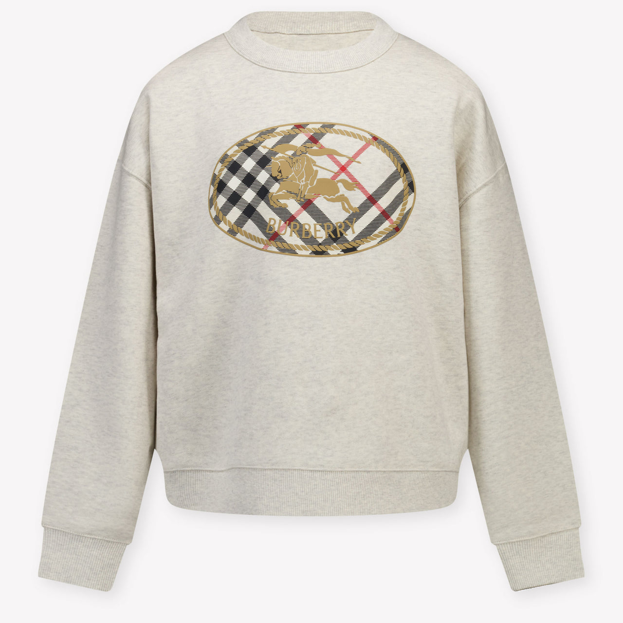 Burberry Île Kinder Unisexe Pull en blanc cassé