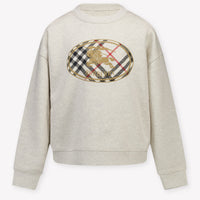 Burberry Île Kinder Unisexe Pull en blanc cassé
