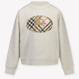 Burberry Île Kinder Unisexe Pull en blanc cassé