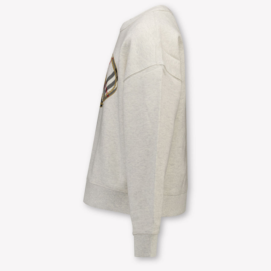 Burberry Île Kinder Unisexe Pull en blanc cassé