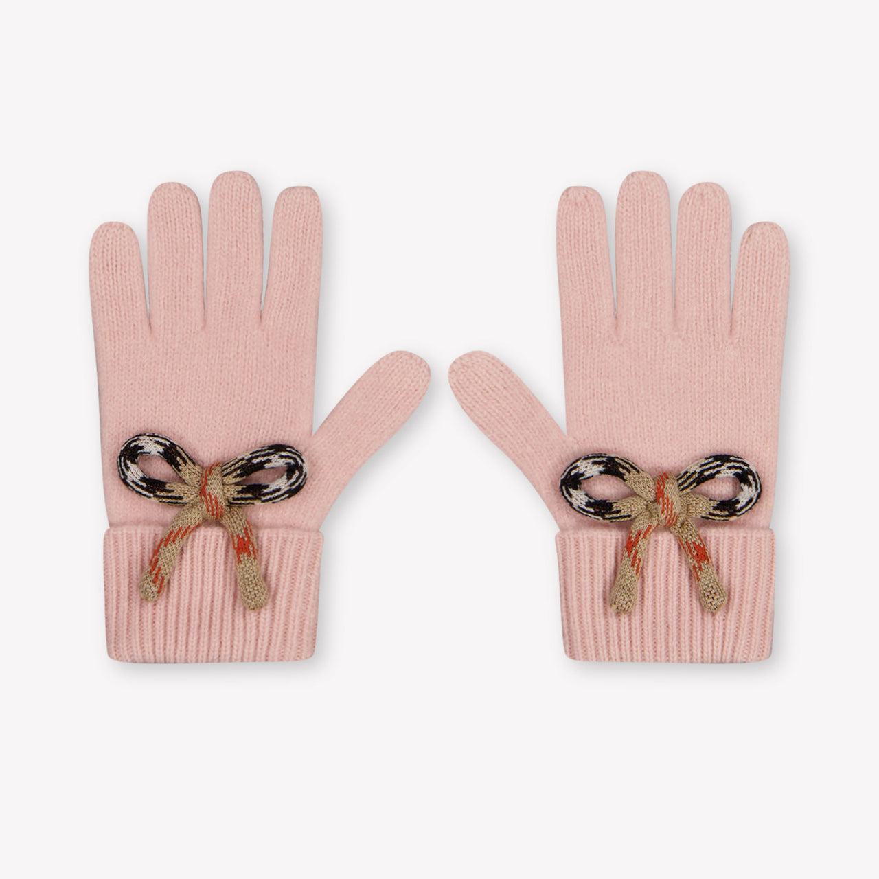 Burberry Bonnie Kinder Chicas guantes en Rosa claro