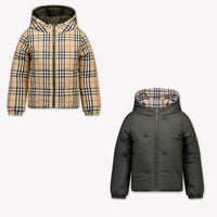 Burberry Jesse Kinder Jongens Winterjas In Donker Groen