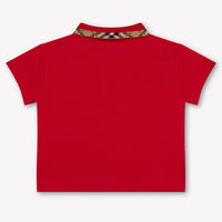 Burberry JOHANE Baby Boys Polo In Red