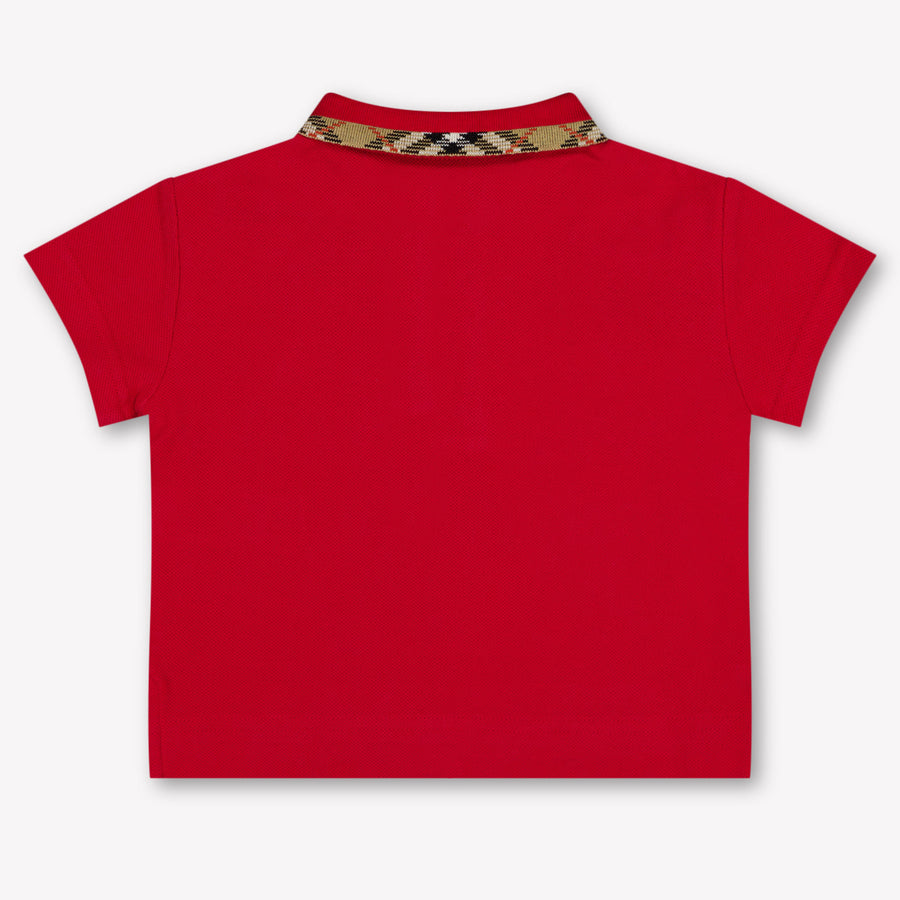 Burberry JOHANE Baby Boys Polo In Red