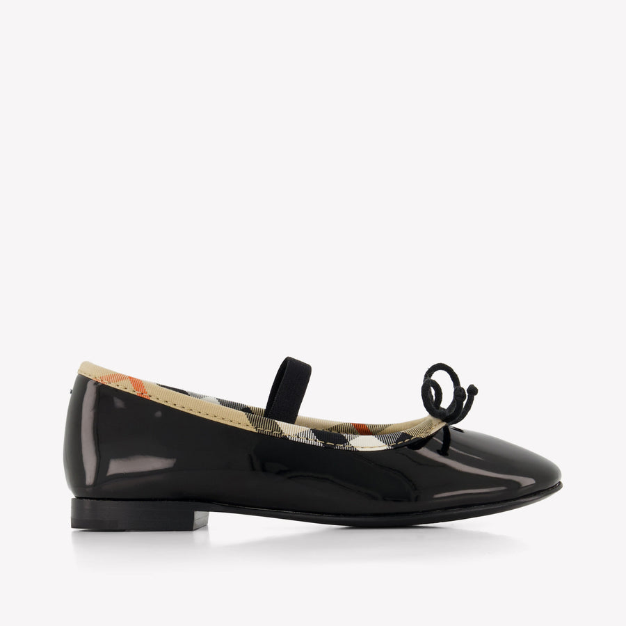 Burberry Waverly Girls Shoes in Black