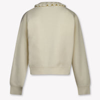 Burberry Rothwell Kinder Ragazze Cardigan dentro Off White