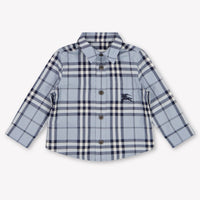 Burberry Owen Baby Ragazzi Blouse In Azzurro