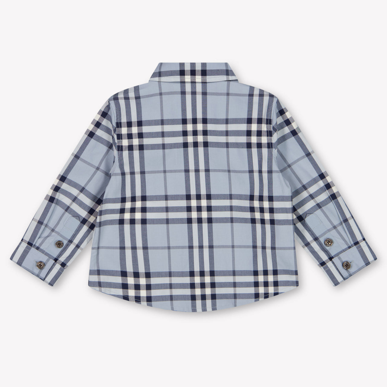 Burberry Owen Baby Ragazzi Blouse In Azzurro