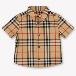 Burberry Owen Baby Garçons Blouse en Beige