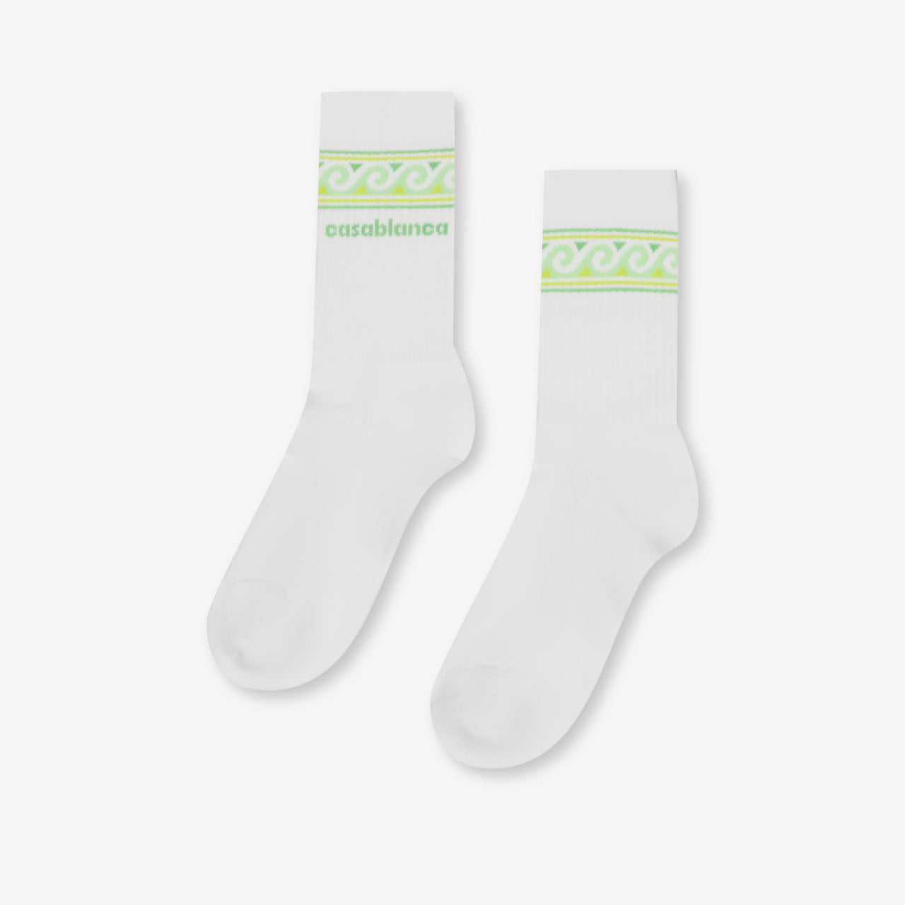 CASABLANCAEnfants Unisexe Chaussettes dedans Blanc