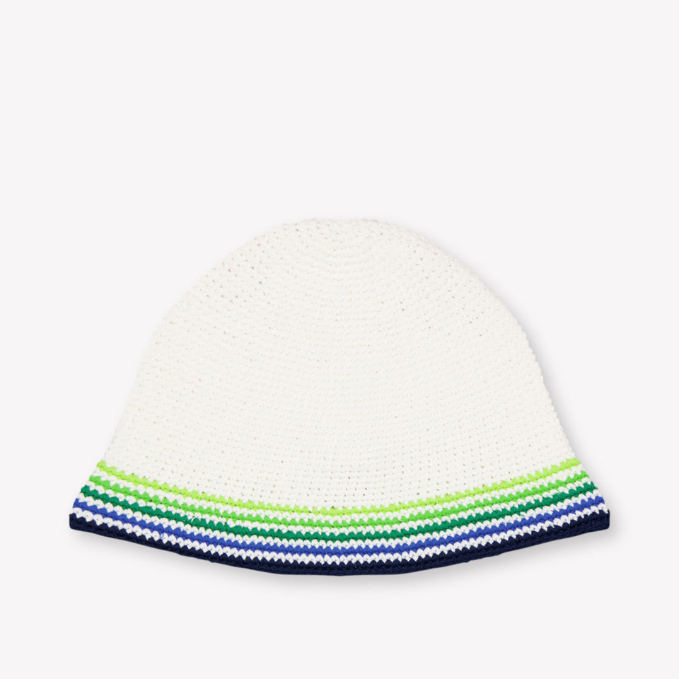 CASABLANCA Bambini Unisex Cappello dentro Bianco