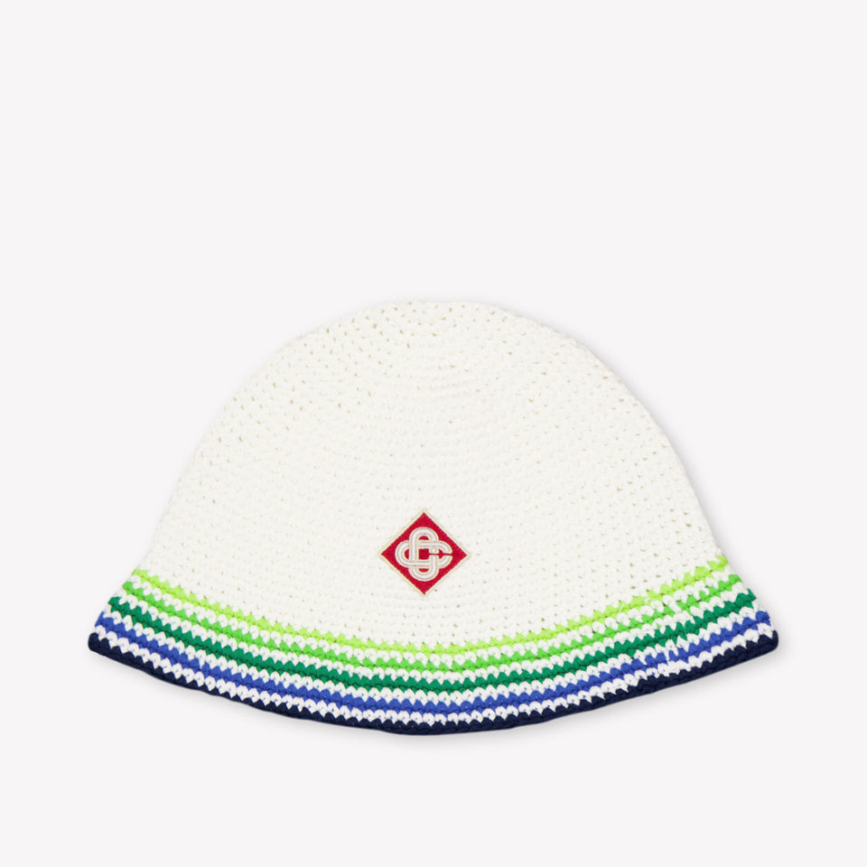 CASABLANCA Bambini Unisex Cappello dentro Bianco