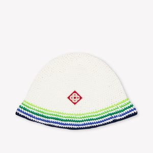 CASABLANCA Kinder Unisex-Mütze Weiß
