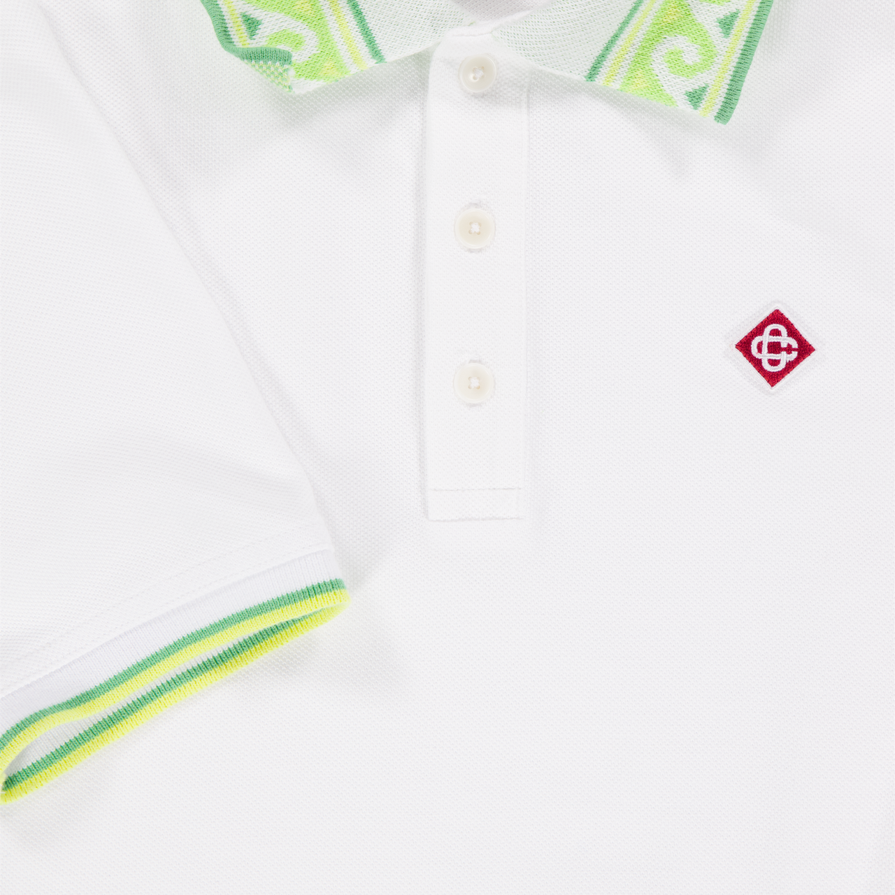 CASABLANCAEnfants Garçons Polo En Blanc