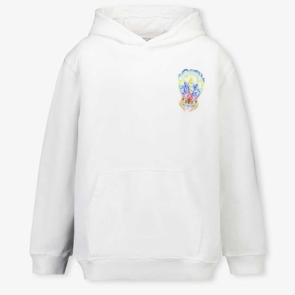 CASABLANCA Kids Boys Sweater In White