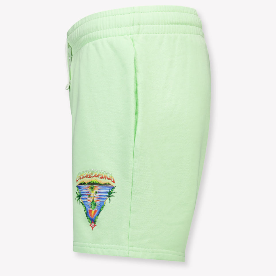 Casablanca Kinder Jongens Shorts In Mint