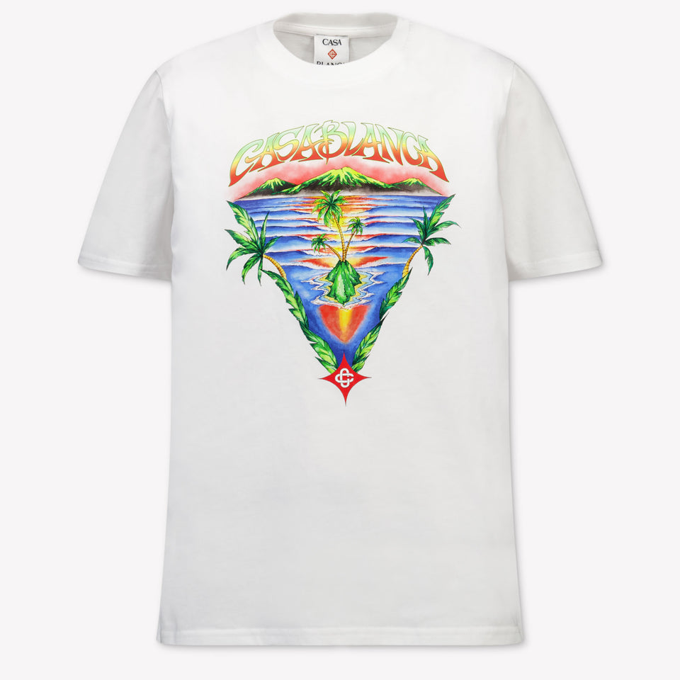 CASABLANCANiños Chicos Camiseta adentro Blanco