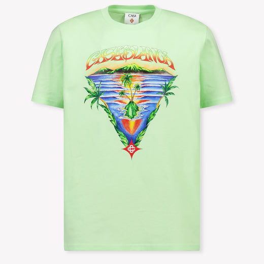 CASABLANCAEnfants Garçons T-shirt dans Menthe