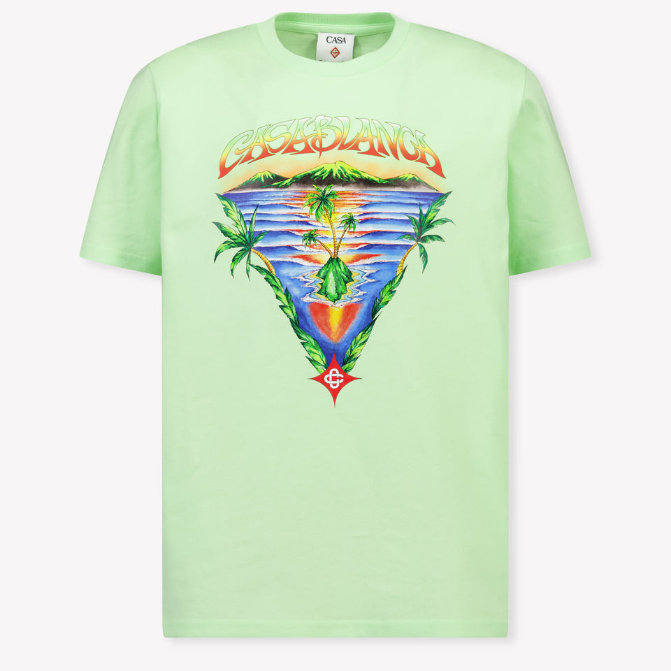 CASABLANCAEnfants Garçons T-shirt dans Menthe