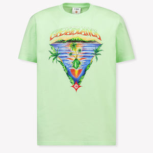 CASABLANCA Kinder Jungen T-Shirt In Minze