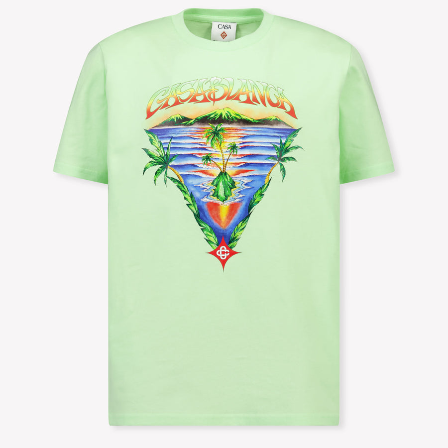 CASABLANCA Kinder Jungen T-Shirt In Minze