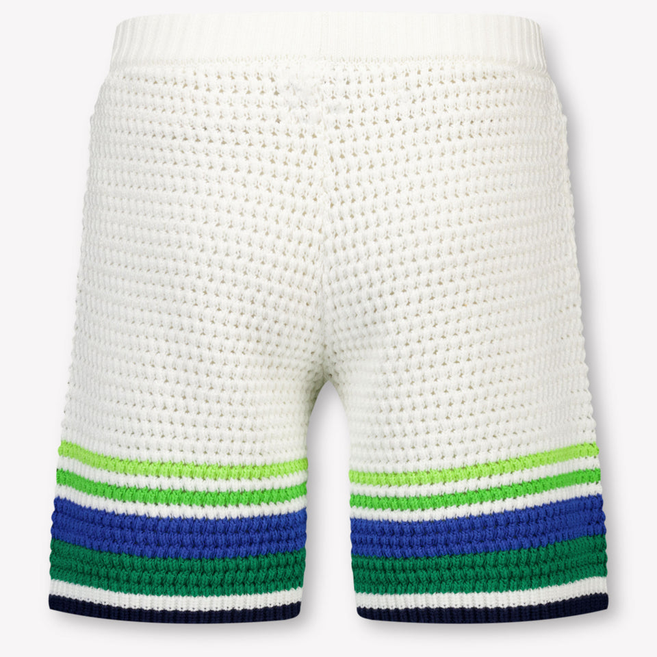 CASABLANCA Kids Boys Shorts In White