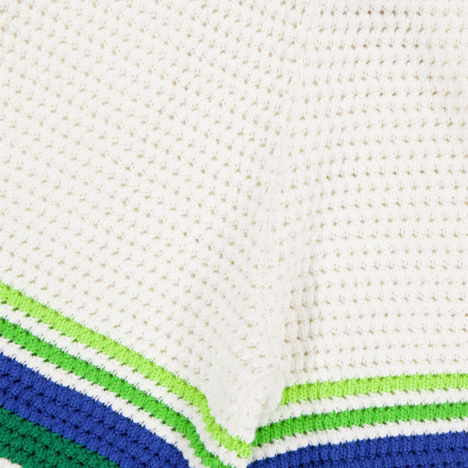 CASABLANCA Kids Boys Shorts In White