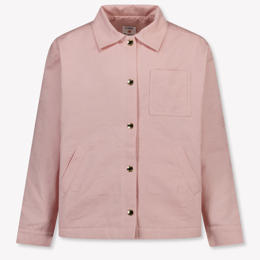 CASABLANCAEnfants Filles Vestes en jean Rose Léger