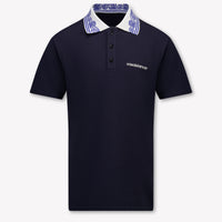CASABLANCA Bambini Unisex Polo In Navy