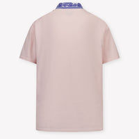 CASABLANCA Kinder Unisex-Poloshirt Hellrosa