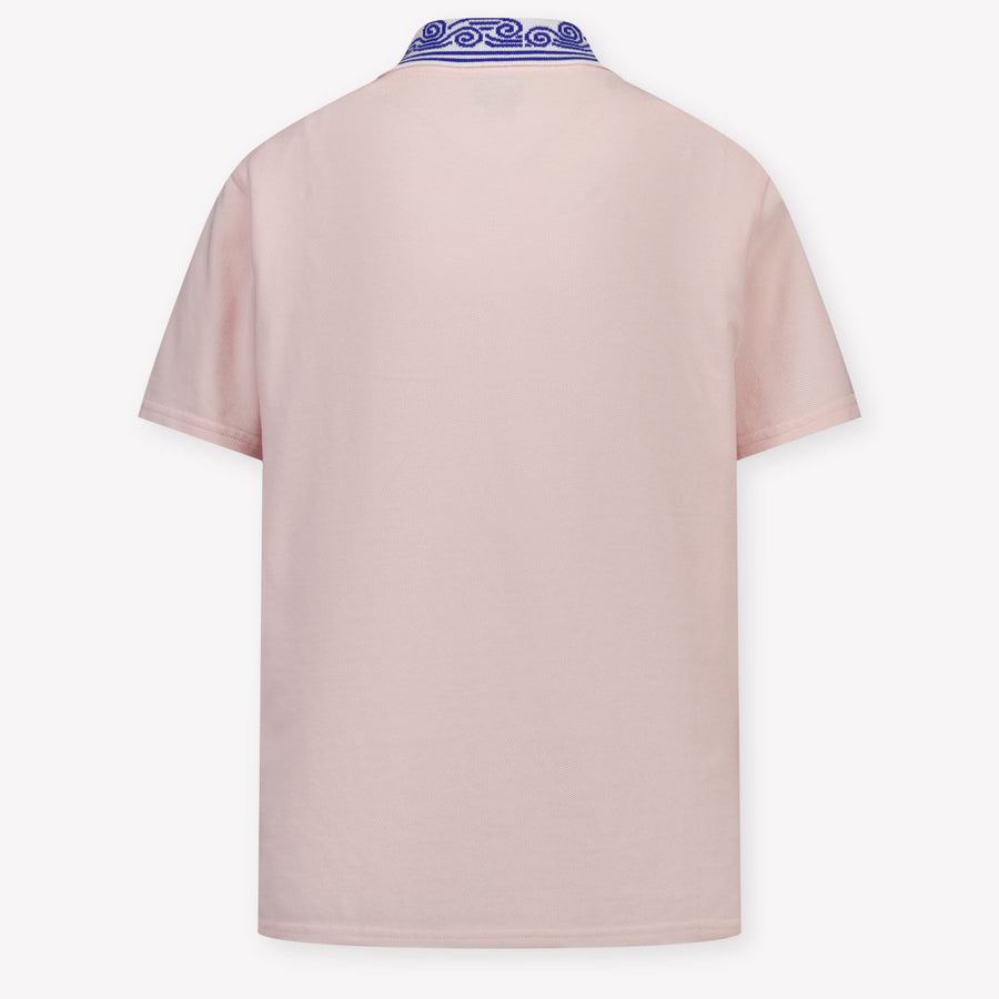 CASABLANCA Kinder Unisex-Poloshirt Hellrosa