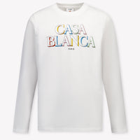 CASABLANCANiños Unisex Camiseta adentro Blanco