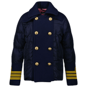 Dsquared2 dětské dívčí bunda námořnictvo