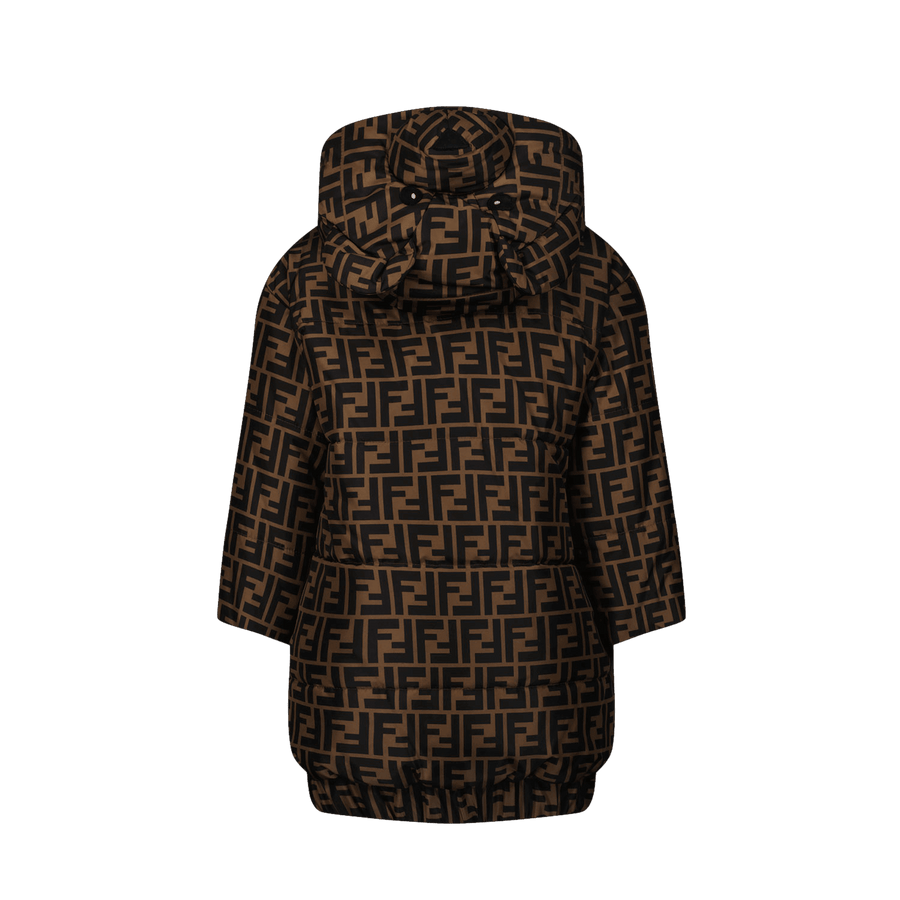 Fendi Baby Unisex Jas Bruin