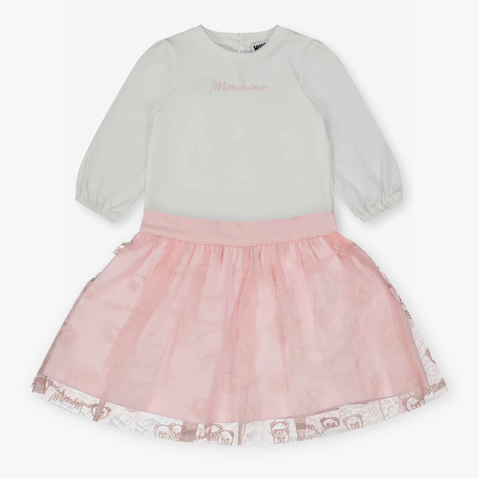 Moschino Baby Mädchen Einstellen Weiß